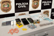 Polcia apreende drogas sintticas e anabolizantes em operao no Gaspar Mirim