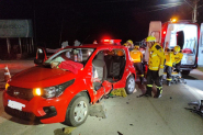 Motorista causa acidente ao cruzar a Rodovia Jorge Lacerda, em Gaspar