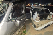 Coliso frontal destri carros e deixa duas pessoas gravemente feridas em Tijucas
