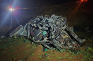 Acidente com carro de Blumenau mata cinco pessoas no Paran