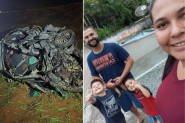Identificada famlia de Blumenau que morreu em grave acidente no Paran