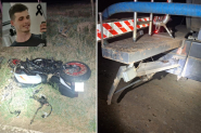 Gravssimo acidente entre moto e caminho mata jovem de 20 anos no Oeste de SC