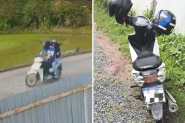 'Casal da biz branca': dupla  presa acusada de onda de crimes em Gaspar
