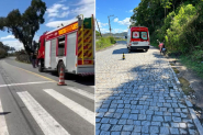 Em uma hora, duas quedas de moto so registradas em Ilhota