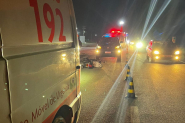 Queda de moto deixa mulher ferida na BR-470, em Ilhota