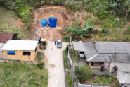Novo reservatrio de gua beneficia moradores do Arraial, em Gaspar
