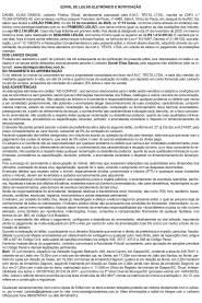 Edital de Leilo Eletrnico e Notificao - III