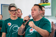 Vereador de Gaspar Ciro Quintino  pre-candidato a deputado federal pelo MDB