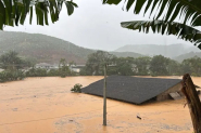 Chuva provoca alagamentos em Luiz Alves