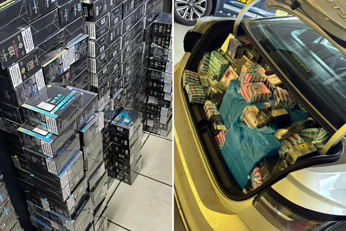 PRF intercepta veículo com quase 3 mil produtos ilegais que seriam entregues em Gaspar