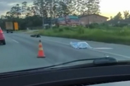 Colis�o traseira mata piloto de moto na BR-470, em Gaspar