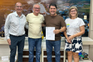 Vereador Bornhausen viabiliza R$200 mil para aquisi��o de carros para a Secretaria de Planejamento Territorial de Gaspar