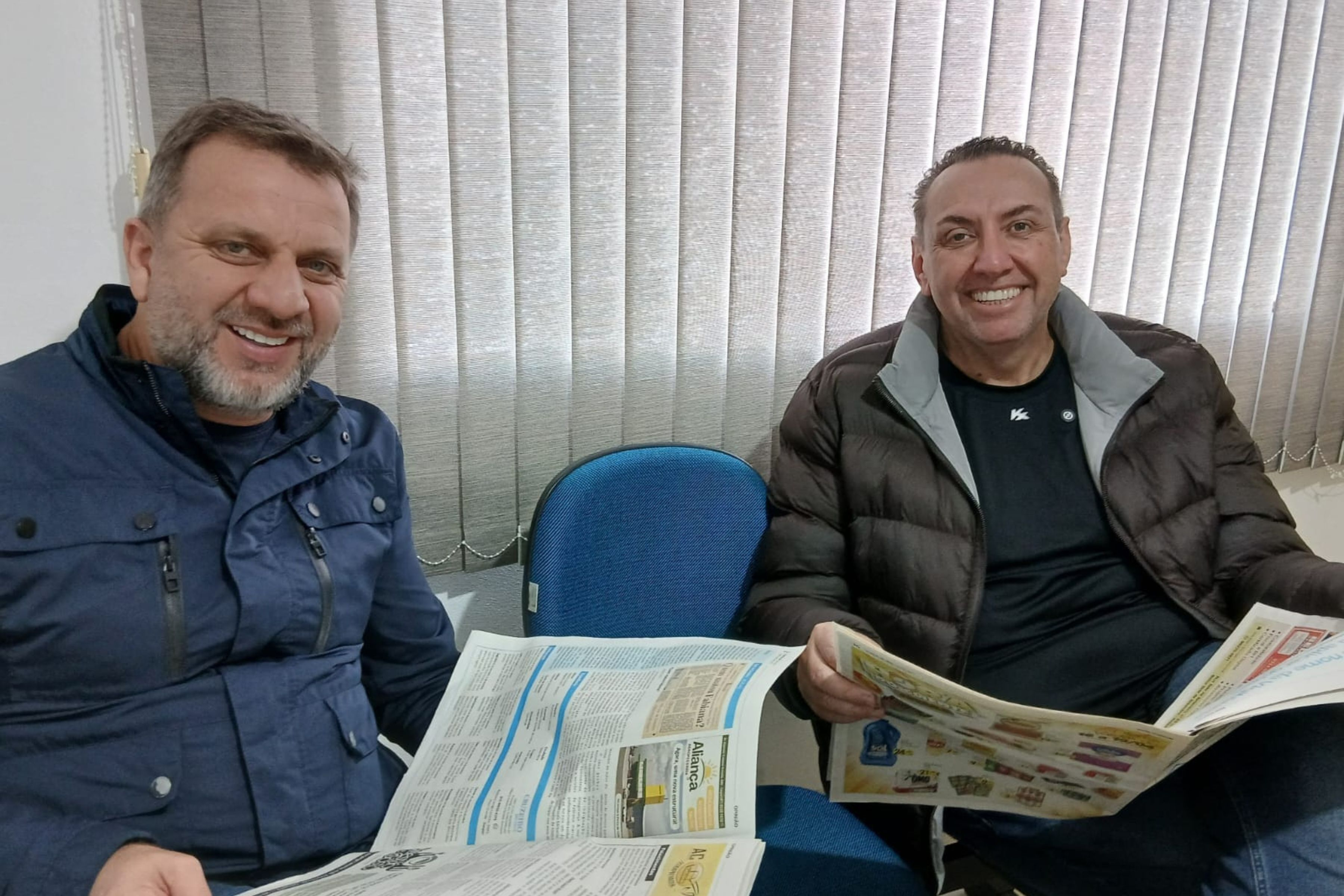 '� nosso, � daqui': Ciro Quintino e Jerry Comper refor�am liga��o com Gaspar em pr�-campanha