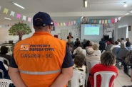 Mais de 60 idosos de Gaspar recebem orienta��es sobre cuidados e preven��o ao El Ni�o